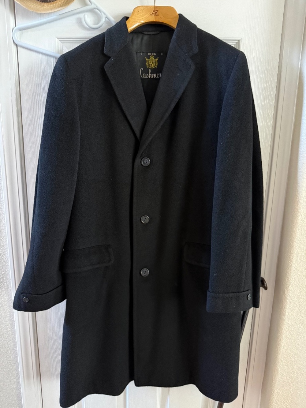 Vintage 100% Cashmere Men's Overcoat